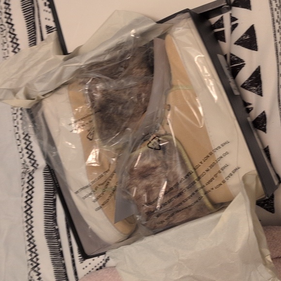 J/SLIDES NYC TORRIE Suede‎ Leather Faux Fur Lined Lace Boots Womens Size 8 - Picture 9 of 9